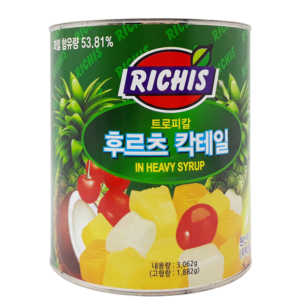 리치스) 후르츠칵테일 3.06kg