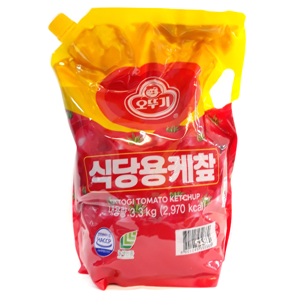 오뚜기) 식당용 케찹(스파우트) 3.3kg