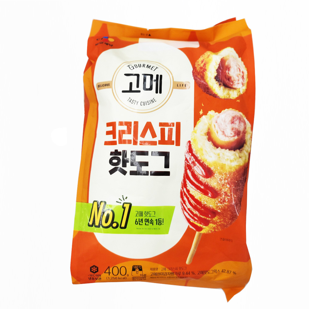 CJ)고메크리스피핫도그400g