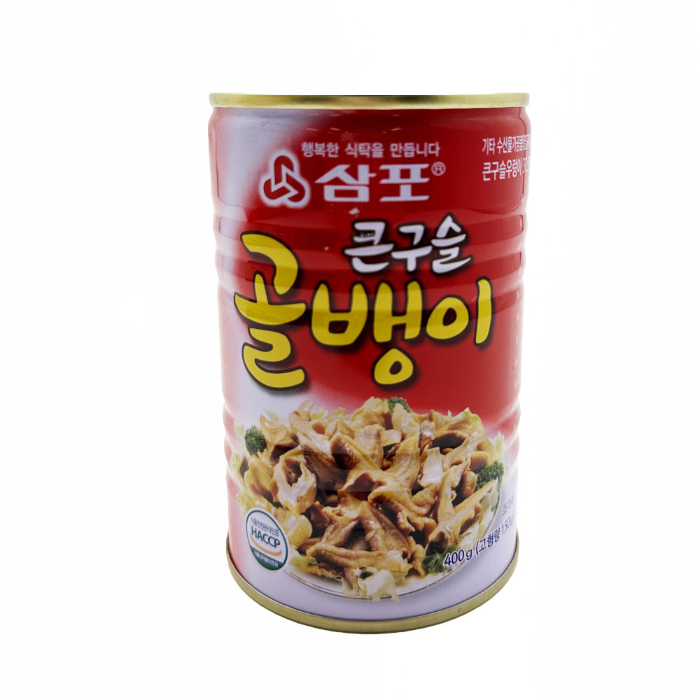 삼포)큰구슬골뱅이(캔)400g