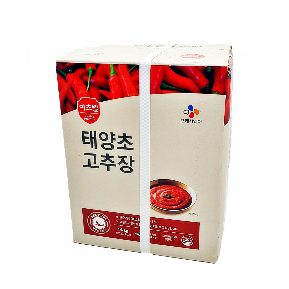 이츠웰)태양초 고추장(실속)14kg