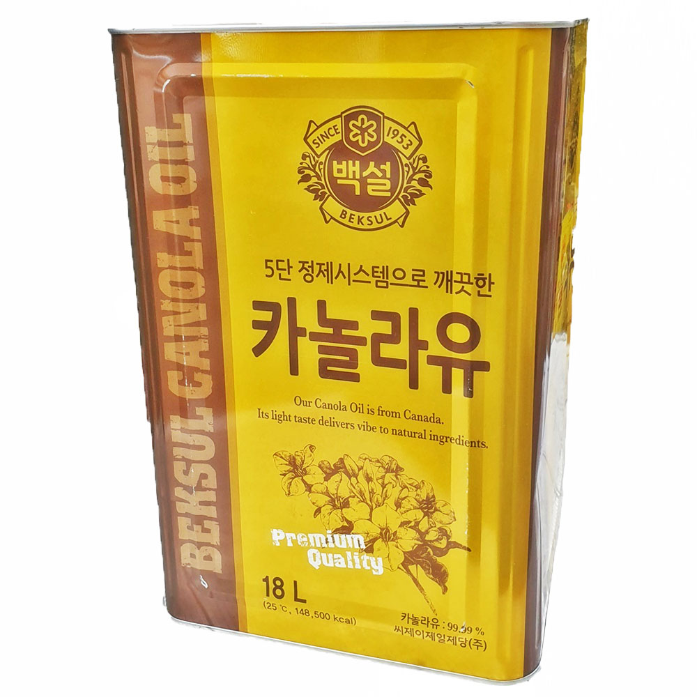 백설)카놀라유18L