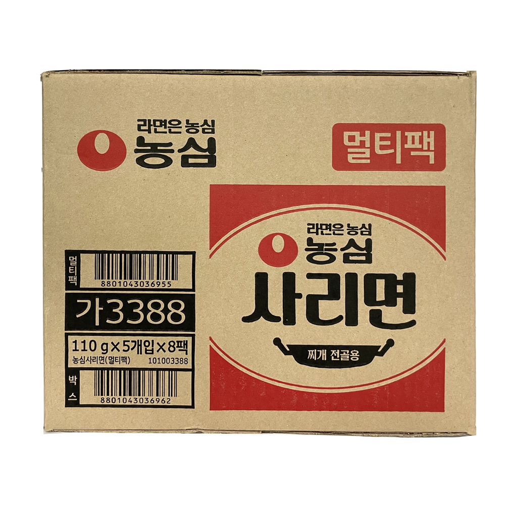 (박스) 농심 사리면(40입)