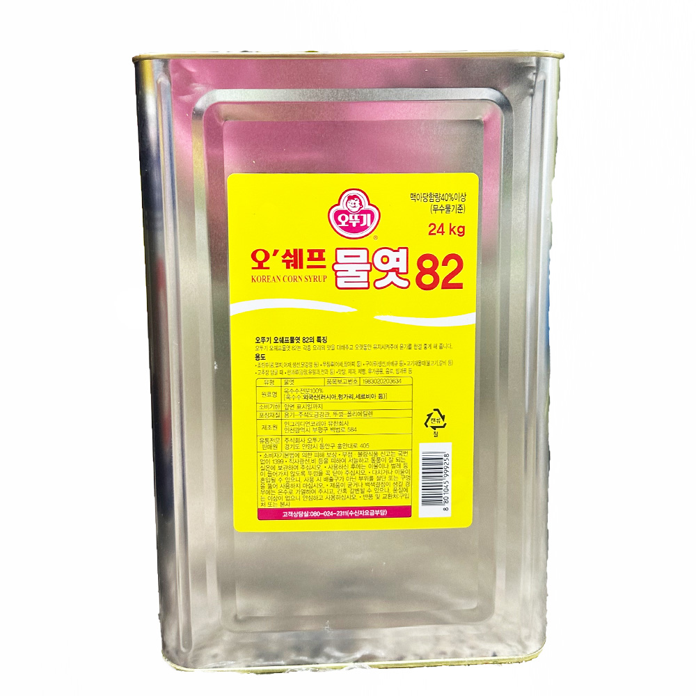 오쉐프)물엿 82(캔)24kg