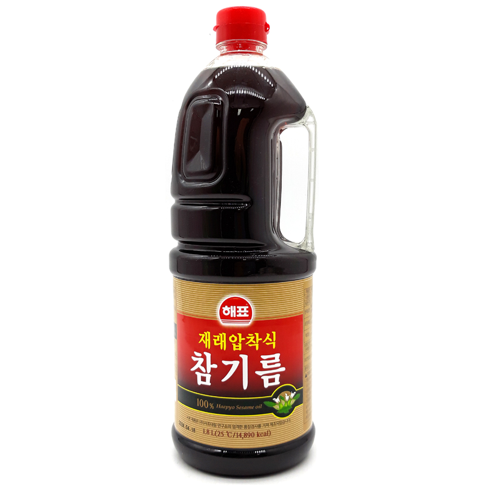 해표) 재래압착식 참기름 1.8L