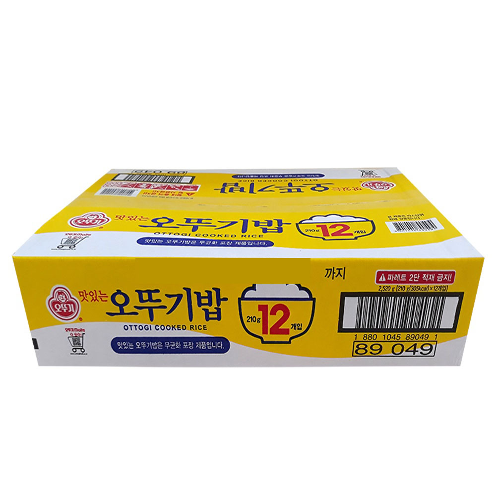 맛있는 오뚜기밥 210g*12입