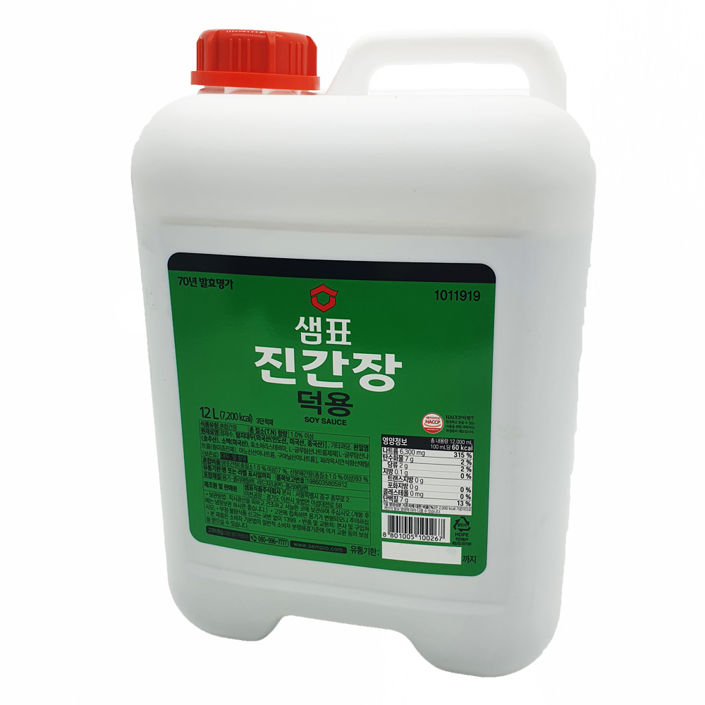 샘표)진간장덕용12L