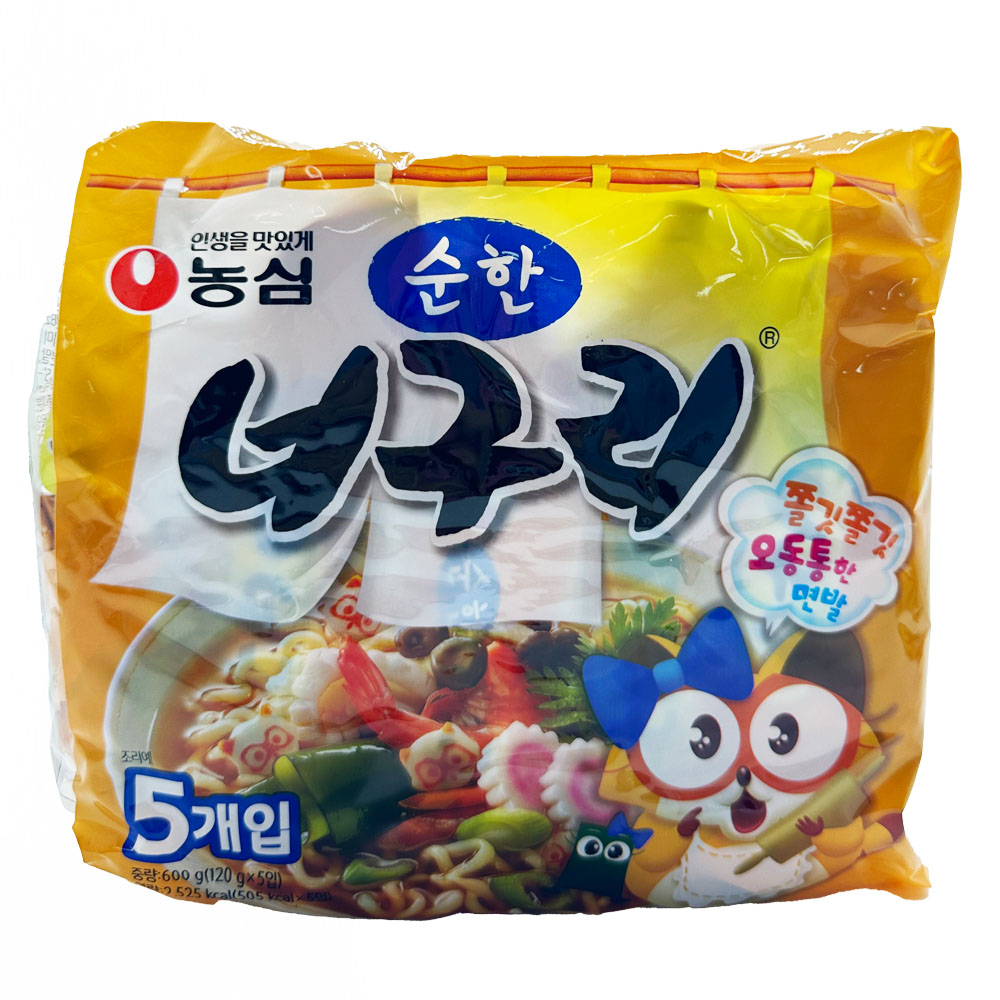 농심)순한너구리멀티(5입)