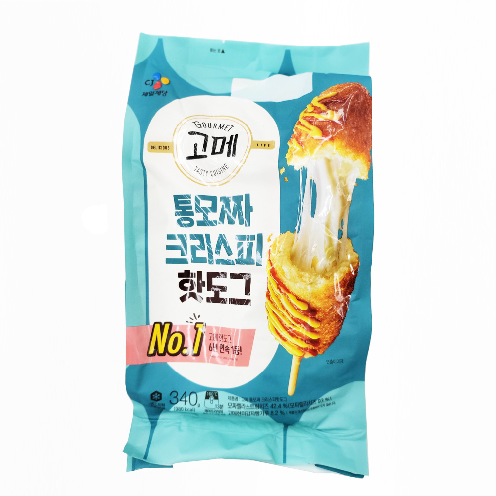 CJ)고메통모짜핫도그340g