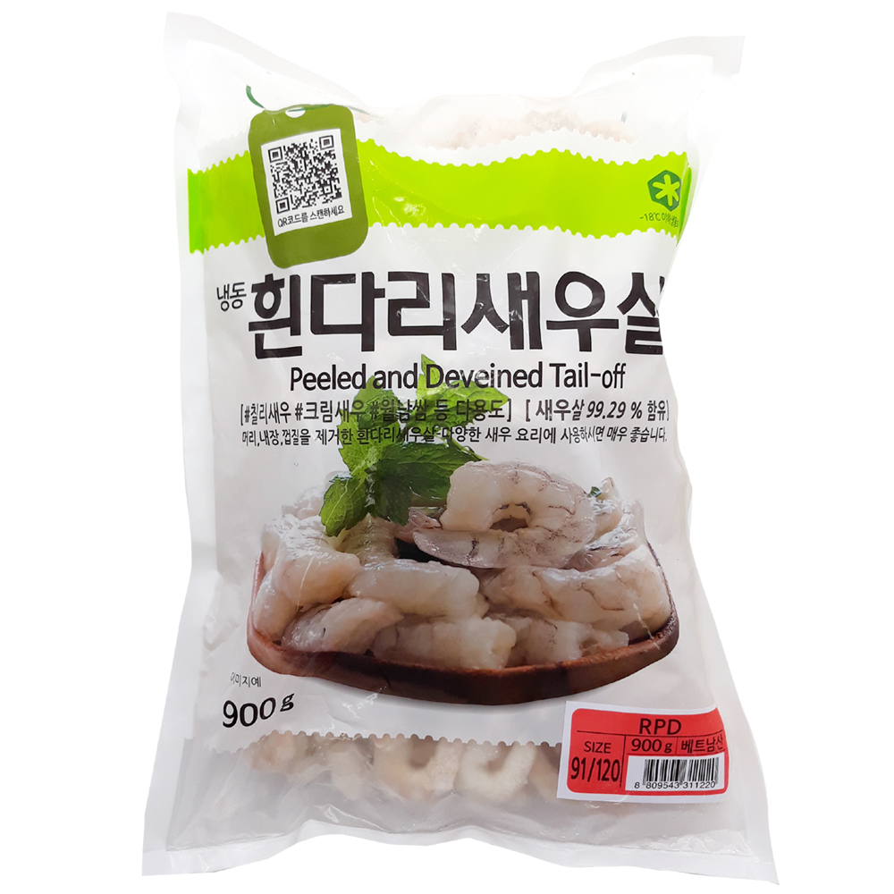 재호)흰다리 새우살(91/120) 900g